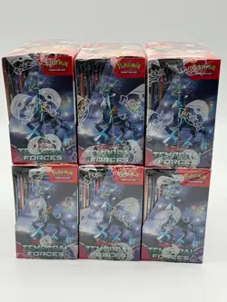 Lot of (6) Pokemon TCG SV05 Temporal Forces Booster Boxes Sealed - Image 4