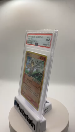 PSA 9 ENTEI GOLD STAR HOLO EX UNSEEN FORCES 2005 POKEMON #113 MINT - Image 2