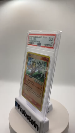 PSA 9 ENTEI GOLD STAR HOLO EX UNSEEN FORCES 2005 POKEMON #113 MINT - Image 2