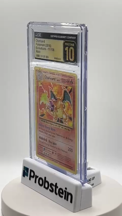 2016 Pokemon XY Evolutions Charizard 11/108 Holo CGC PRISTINE 10 - Image 2