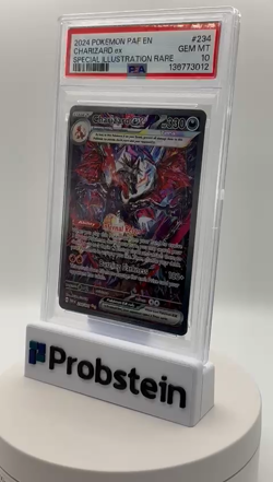 2024 Pokemon PAF En Special Illustration Rare #234 Charizard Ex PSA 10 GEM MINT - Image 2