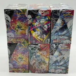 6x Pokemon TCG Booster Boxes SEALED ME01/SV BASE Battle Styles & Vivid Voltage - Image 3