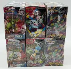 6x Pokemon TCG Booster Boxes SEALED ME01/SV BASE Battle Styles & Vivid Voltage - Image 4
