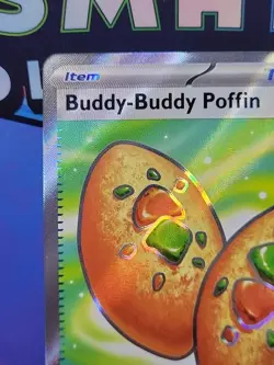 Buddy-Buddy Poffin 167/132 Full Art Trainer Item NM Pokemon ME01: Mega Evolution - Image 2