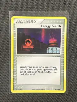 Energy Search 86/100 - Pokemon EX Crystal Guardians Reverse Holo - LP - Image 1