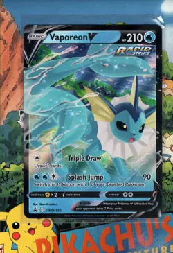 Pokemon TCG Vaporeon V SWSH150 SWSH Black Star Promo NM/M - Image 1