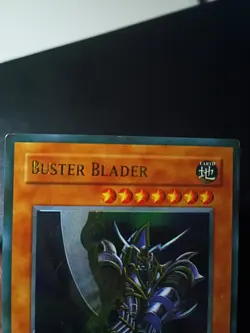 1996 Yu-Gi-Oh! TCG Buster Bladder 1st Edition PSV-050 MP-HP Creased - Image 2