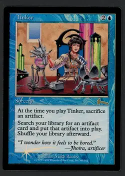 ***FOIL Tinker*** MTG Urza's Legacy Magic Kid Icarus - Image 1