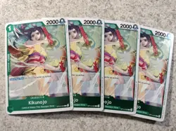ONE PIECE THE AZURE SEA'S SEVEN KIKUNOJO PLAYSET OF 4 OP14-023 ENGLISH - Image 1