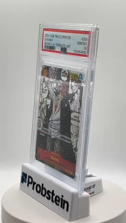 2024 One Piece OP09 En Manga Alternate Art #004 Shanks PSA 10 GEM MINT - Image 2