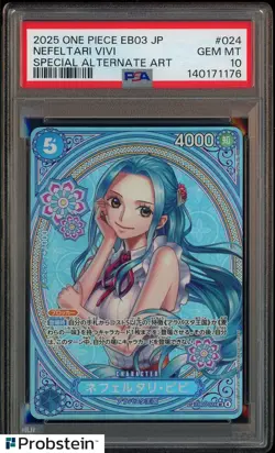 PSA 10 Nefeltari Vivi EB03-024 SP SR Parallel ONE PIECE Heroines edition 2025 - Image 1