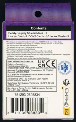 2022 One Piece Super Pre-release Starter Deck Animal Kingdom Pirates ST04 1st Ed - Image 3