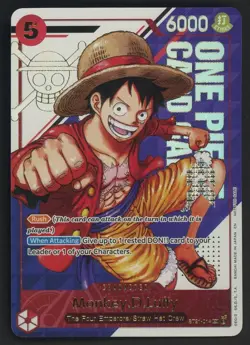 One Piece TCG Monkey D Luffy Treasure Pack Diet Serial - Image 1