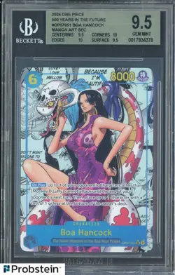 2024 One Piece 500 Years in Future #OP07-051 Boa Hancock Manga Art BGS 9.5 - Image 1
