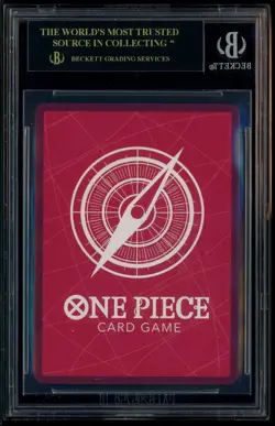 2025 BVB X ONE PIECE MATCH DAY PROMOS #003 MONKEY D. LUFFY BGS 10 BLACK LABEL - Image 3