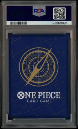 2025 One Piece OP13 Japanese 3rd Anniversary Gold #004 Shanks PSA 10 GEM MINT - Image 3