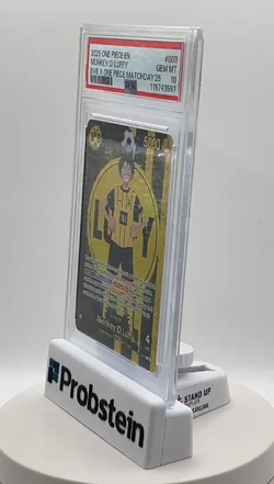 2025 ONE PIECE PROMOS BVB X ONE PIECE MATCH DAY 2025 #003 MONKEY D. LUFFY PSA 10 - Image 2