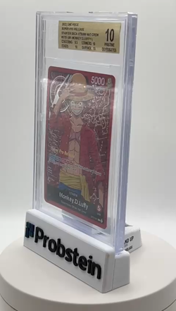 Monkey.D.Luffy ST01-001 Super Pre-Release Starter Deck 1: Straw Hat Crew BGS 10 - Image 2