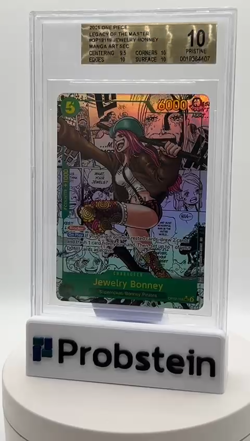 2025 One Piece Legacy of The Master OP12-118 Jewelry Bonney Manga BGS 10 - Image 2