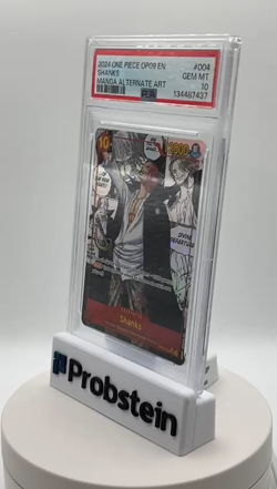 2024 One Piece OP09 EN Manga Alternate Art #004 Shanks PSA 10 GEM MINT - Image 2