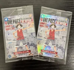 DISCOUNT 2* One Piece Monkey.D.Luffy (055) (College Basketball US Voyage SEALED) - Image 1