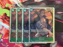 Shanks Playset - OP13-028 x4 - Carrying On His Will - One Piece TCG - English - Image 1