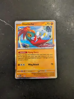 Hawlucha Stamped promo Pokemon Card (Scarlet & Violet Promo Set, SVP007, NM-LP) - Image 1