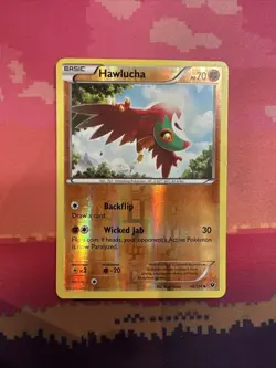 Pokemon Card Hawlucha Fates Collide Reverse Holo 48/124 Near Mint - Image 1