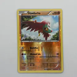 Hawlucha 48/124 Reverse Holo Uncommon Fates Collide Pokemon Card LP - Image 1