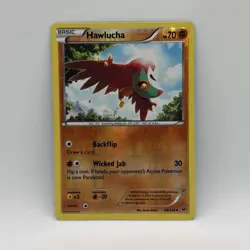 Hawlucha 48/124 Reverse Holo Uncommon Fates Collide Pokemon Card LP - Image 3