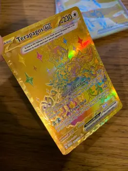 NM! Terapagos ex (180/131) Prismatic Evolutions Gold Hyper Rare Pokemon Card! - Image 3