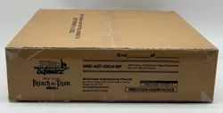 Weiss Schwarz TCG Attack on Titan Final Season Booster Box 18-Box Case Sealed - Image 1