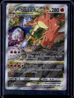 2019-2023 Pokemon SWSH Black Star Promos Charizard VST Full Art #SWSH262 - Image 1