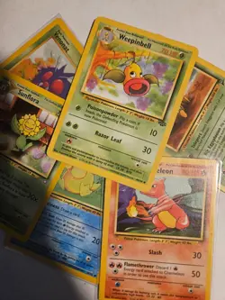 Pokemon TCG: Vintage 1999 WOTC 10 Card Lot - Guaranteed 1st Edition Card NM / LP - Image 1