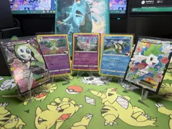Shaymin Meloetta Mewtwo Kirila pokemon card lot 5 Cards NM,LP,MP Holo - Image 1