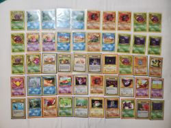 Pokemon WOTC 1st Edition 50 Card Mixed Lot - Jungle - Fossil - Team Rocket LP #2 - Image 1