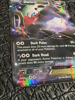 Darkrai EX 74/122 Holo Rare Pokemon Card XY BREAKpoint 2016 - Near Mint - Image 2