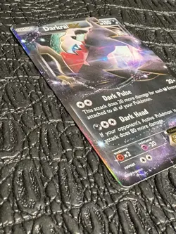 Darkrai EX 74/122 Holo Rare Pokemon Card XY BREAKpoint 2016 - Near Mint - Image 4