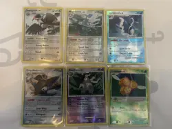 Pokemon TCG - Diamond and Pearl Stormfront | 6 Card Lot | Reverse Holo & Holo LP - Image 1