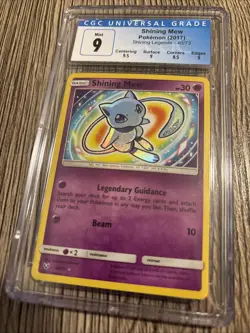 Pokemon TCG Shining Mew Holo Rare Card 40/73 Shining Legends CGC 9 - Image 1