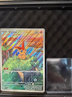 Pokemon Jumbo Victini SVP 208 Black Star Promo card Black Bolt White Flare IR - Image 1