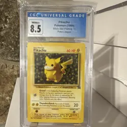 Pokemon TCG Pikachu Black Star Promo 1 CGC 8.5 1999 Regular Rare Card - Image 1