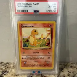 Charmander 46/10 Pokemon Card Base Set 1999-2000 WOC English PSA 10 GEM MINT - Image 1