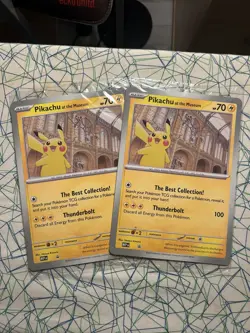 Pokemon TCG Promo Oversized Card - Pikachu at the Museum (Sealed) - UK - Image 1