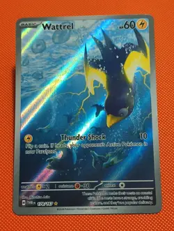 Pokemon TCG Wattrel Scarlet & Violet Twilight Masquerade Holo Card 178/167 - Image 1