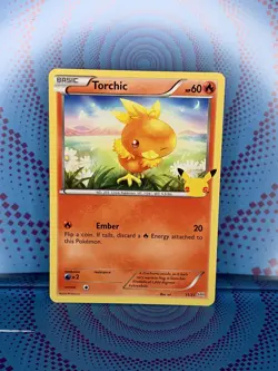 Torchic 11/25 McDonalds 25th Anniversary Promo Pokemon Card Non Holo NM 🔥🔥🔥 - Image 1