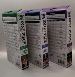 One Piece Card Game 3x Starter Decks Bundle Lot ST-02 ST-03 ST-04 New Sealed - Image 2
