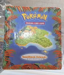 Complete English Southern Islands Set 18/18 Pokemon Cards with Binder. NM - Image 1