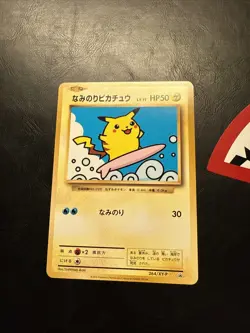 Surfing Pikachu 264 XY-P Japanese Pokemon Card - Image 3