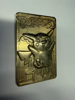 Pokemon Vintage 1999 23K Gold Plated Card Burger King Limited Edition Pikachu - Image 1